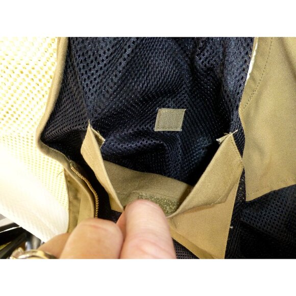 Gander Mountain Mens Hunting Vest Large Orange & Brown Polyester Cotton Pockets - Picture 14 of 16